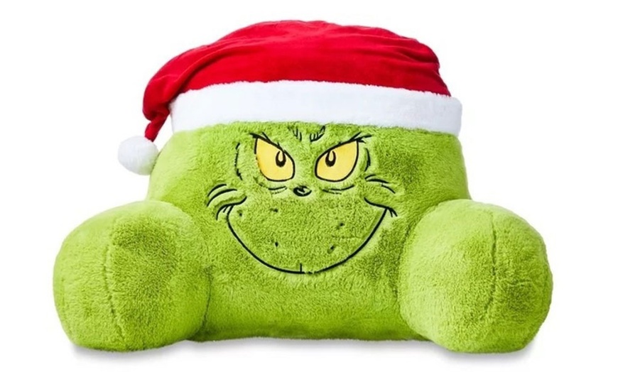 Image 3: Christmas Grinch Inspired Support Pillow