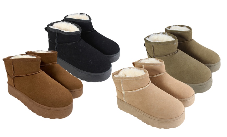 Image 1: Bottes fourrées Lee Cooper