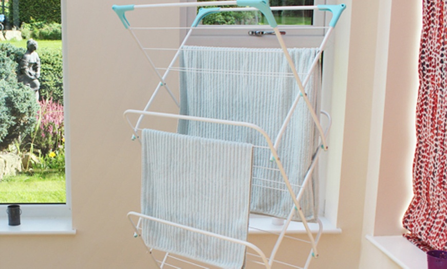 Image 3: Folding Clothes Airer