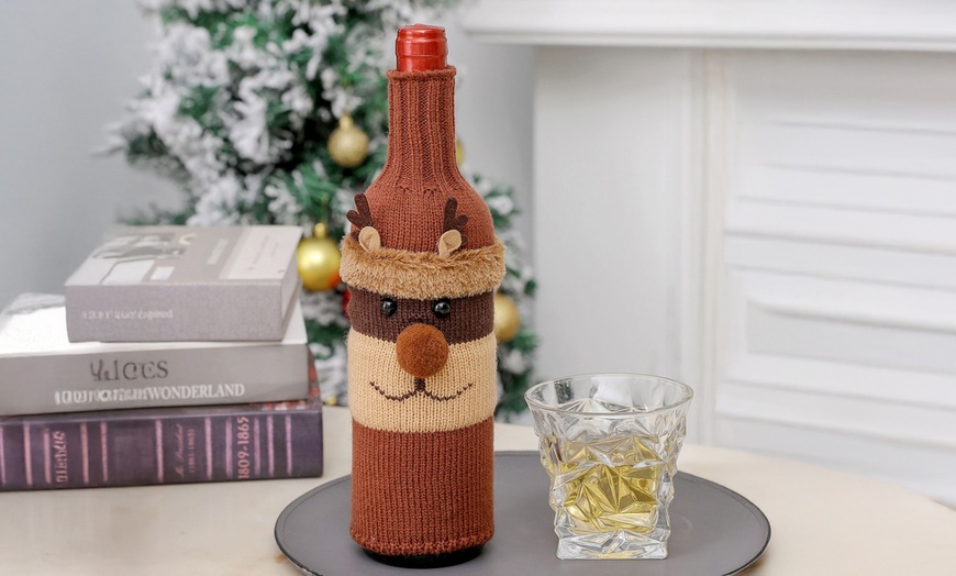 Image 2:  Knitted Wine Bottle Covers