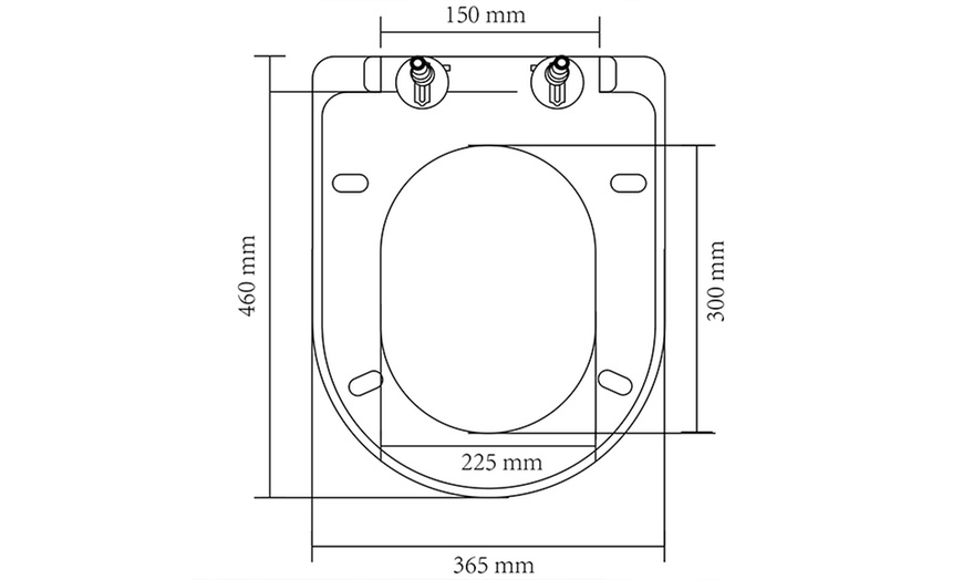 Image 5: Abattant WC avec frein de chute