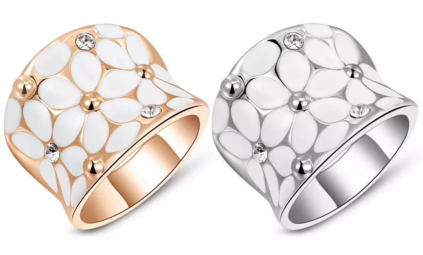 Image 1: Ring met madeliefjes