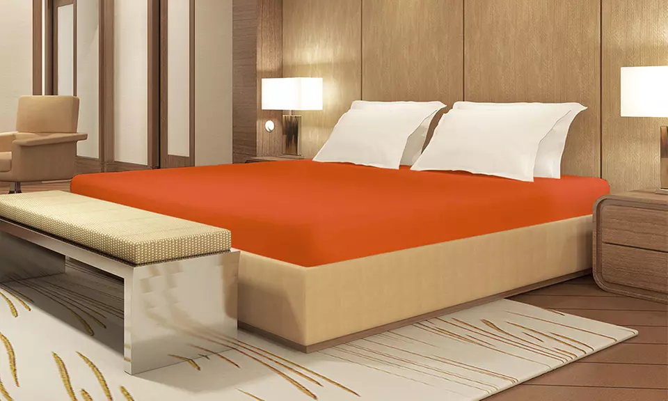 Lenzuolo sotto con angoli in puro cotone alta qualità Made in Italy