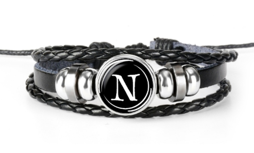 Image 15: Bracelet initiale pour homme