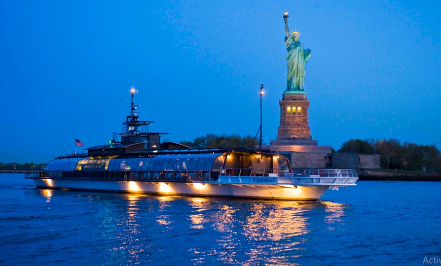 Image 1: New York Mimosa Brunch, Lunch or Dinner Bateaux Premier Cruises  