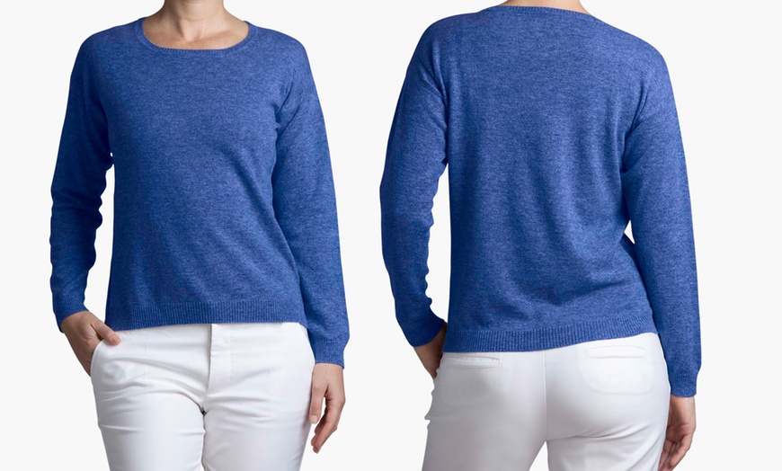 Image 3: Women's 100% Cashmere Jumper