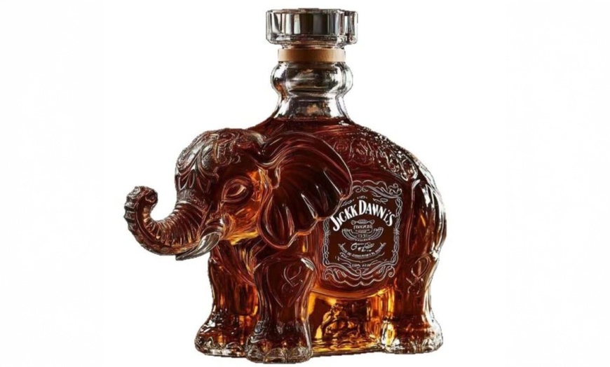 Image 4: Animal-Shaped Borosilicate Glass Bottle