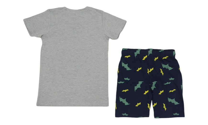 Image 5: Kids T-Shirts and Shorts Set Batman Print Outfits