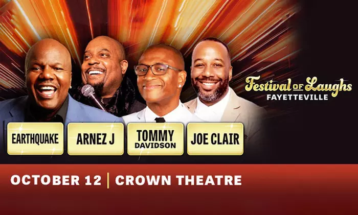 Festival Of Laughs with Tommy Davidson, Earthquake, Arnez J & Joe Clair on October 12th at 8 p.m. - Primary Image