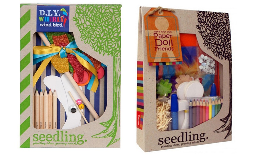 Image 1: Two-Pack Kids' DIY Craft Kit 