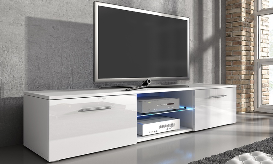 Image 10: TV Unit with LED Lighting