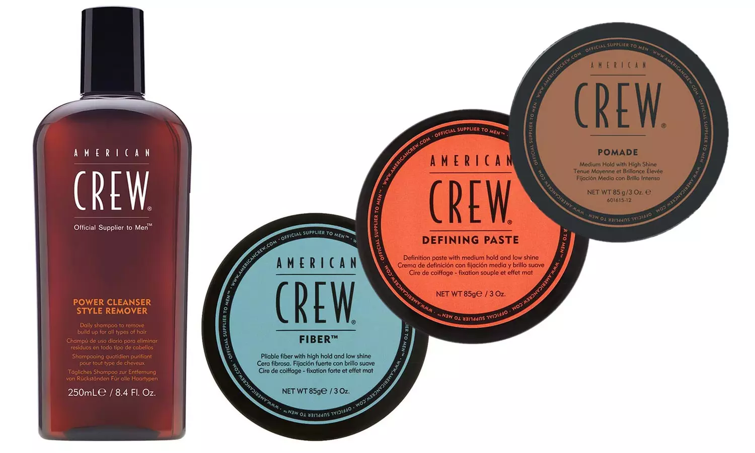 American Crew Power Cleanser Shampoo and Grooming Cream, Fiber, Pomade or Paste - Primary Image