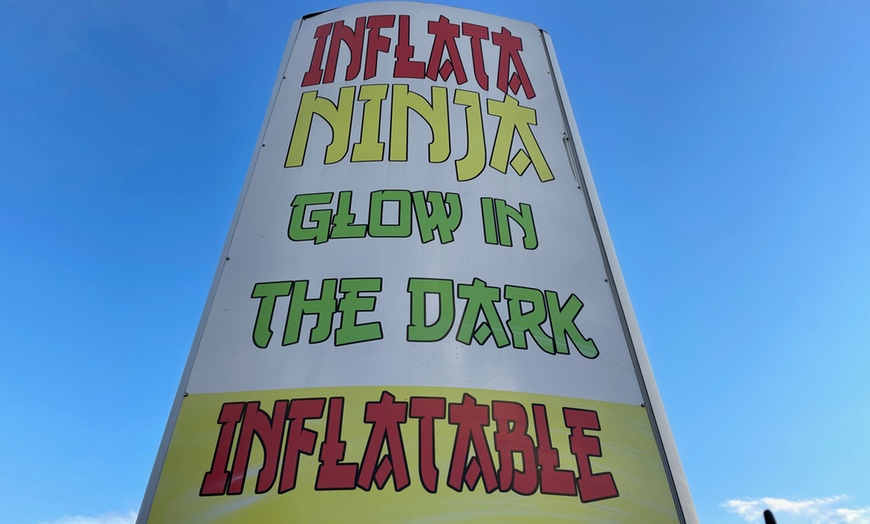 Image 17: Two-Hour Admission to Glow in the Dark Inflatable Park for One or Two 