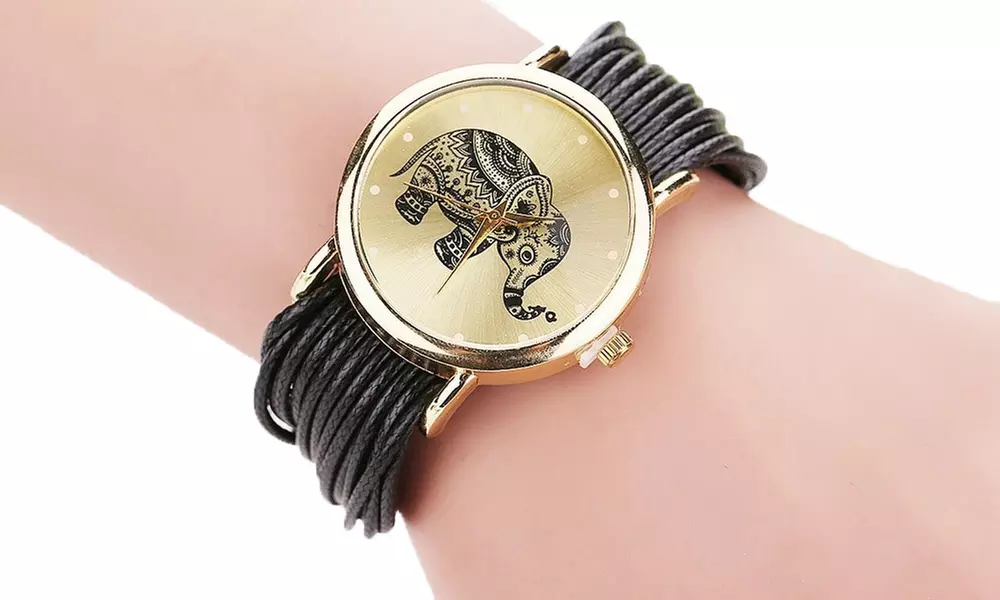 Wickelarmbanduhr im Modell nach Wahl und verziert mit Kristallen von Swarovski® für Damen inkl. Versand - Primary Image