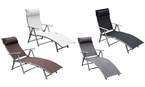 Outsunny Foldable Patio Lounger