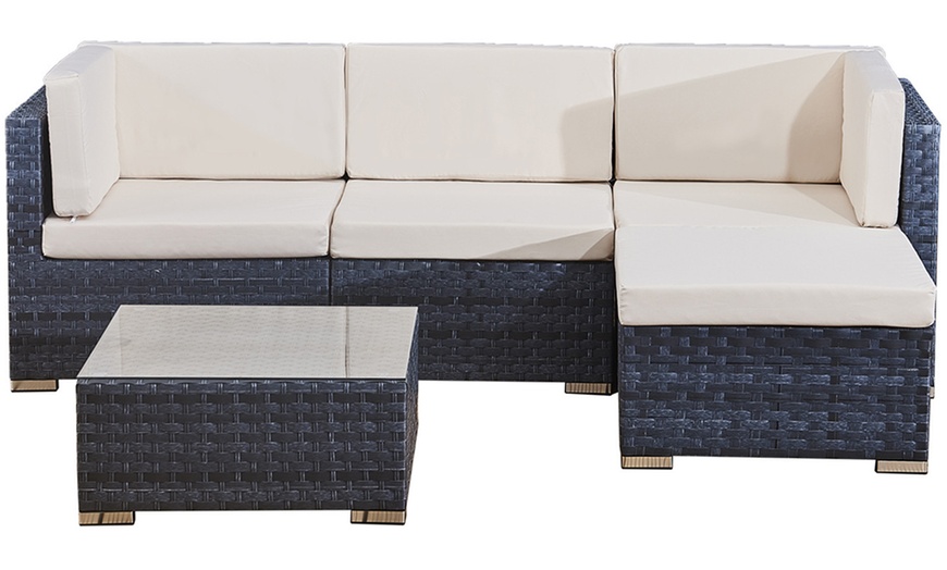 Image 2: Four-Seater Outdoor Sofa Set