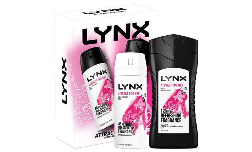 Image 1: Up to Four Lynx Attract for Her Duo Gift Sets