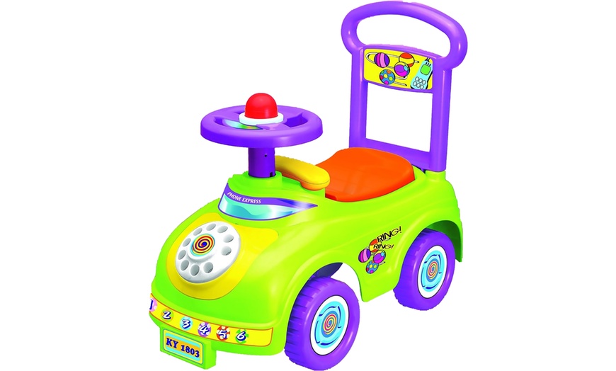 Image 6: Push-Along Sit-On Ride-On Toy