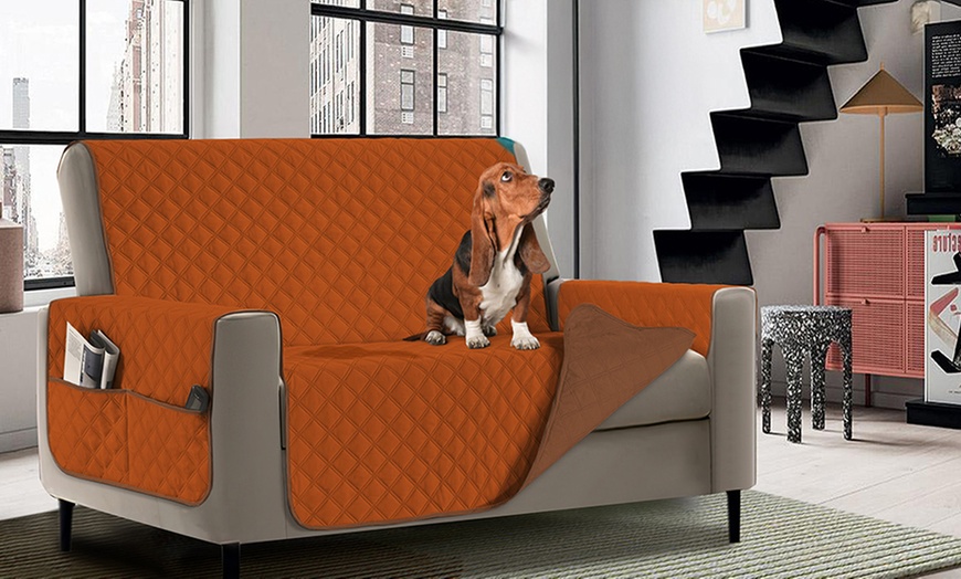 Image 15: Waterdichte, vlekbestendige en gewatteerde bankhoes