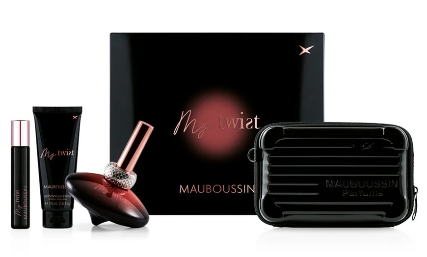 Image 5: Coffret Mauboussin avec eau de parfum, gel douche, travel spray et sac