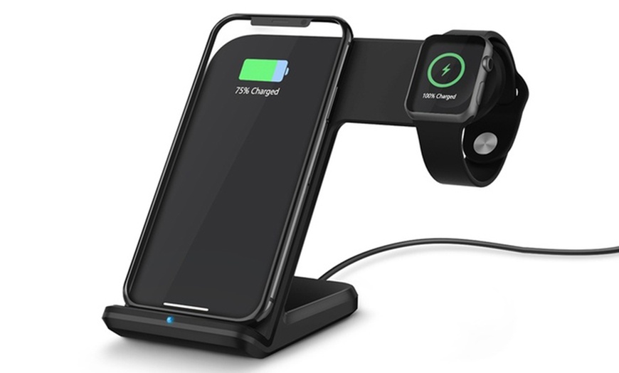 Image 6: Wireless Charger Phone Holder