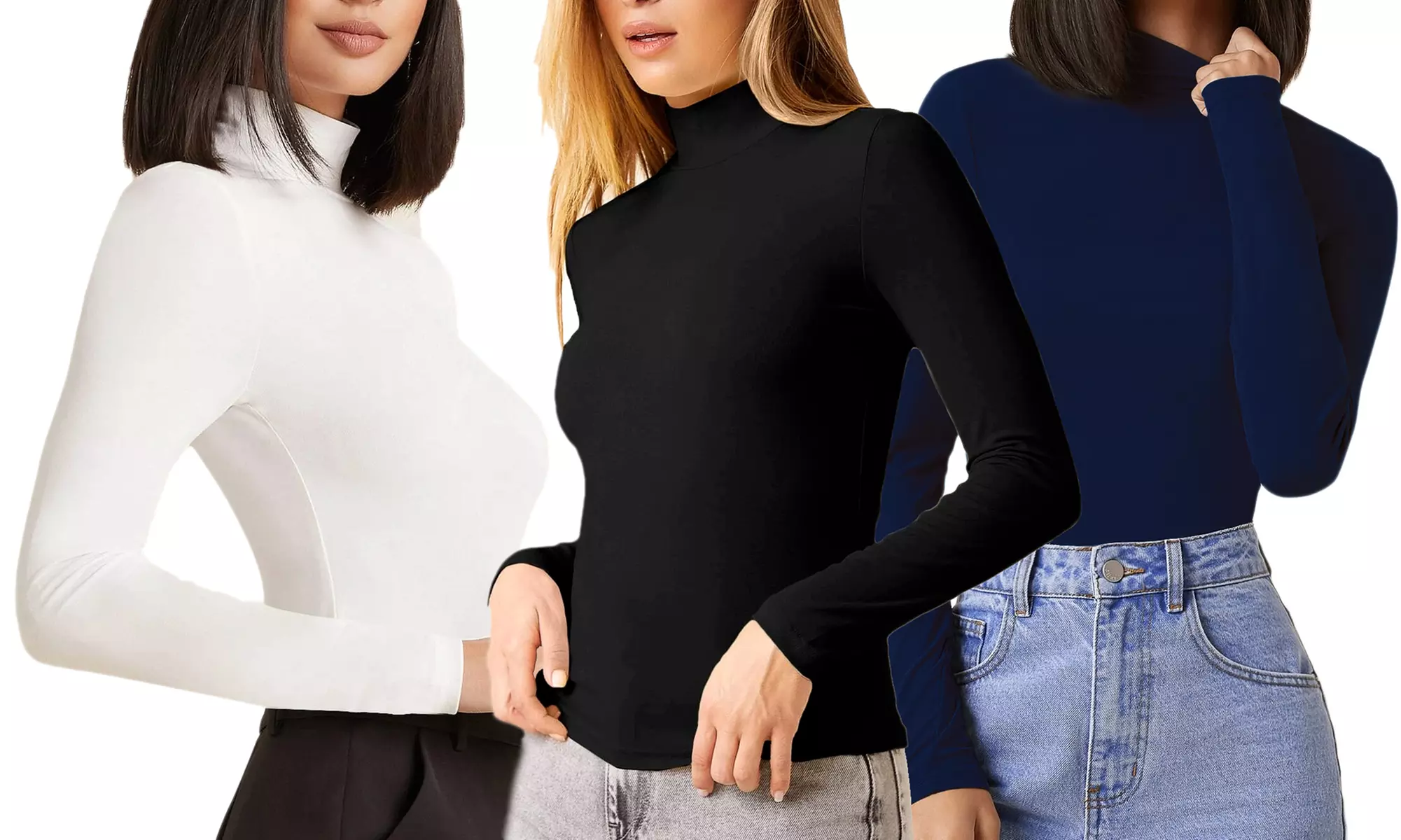 3 o 6 lupetti felpati da donna, disponibili in 5 colori e 2 misure - Image 4