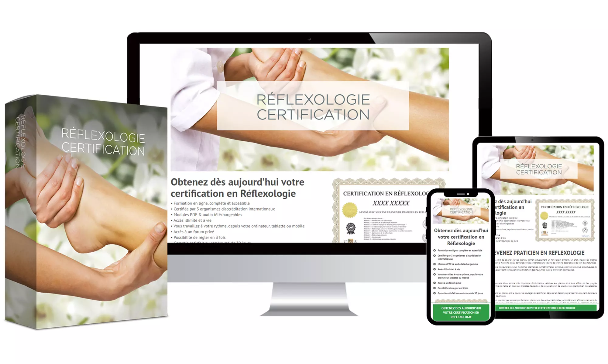 Formation en ligne en réflexologie