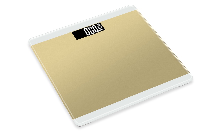 Image 4: Three-in-One Metallic Digital Body Scale