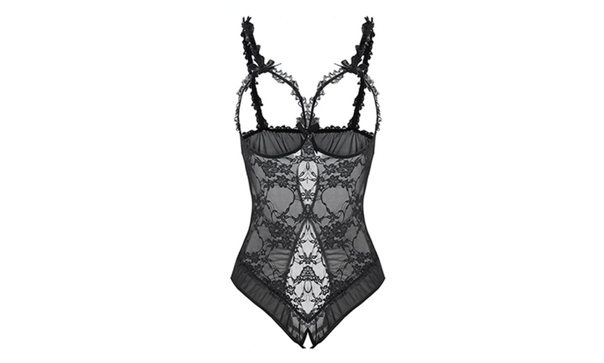 Image 3: Women's Lace Bodysuit