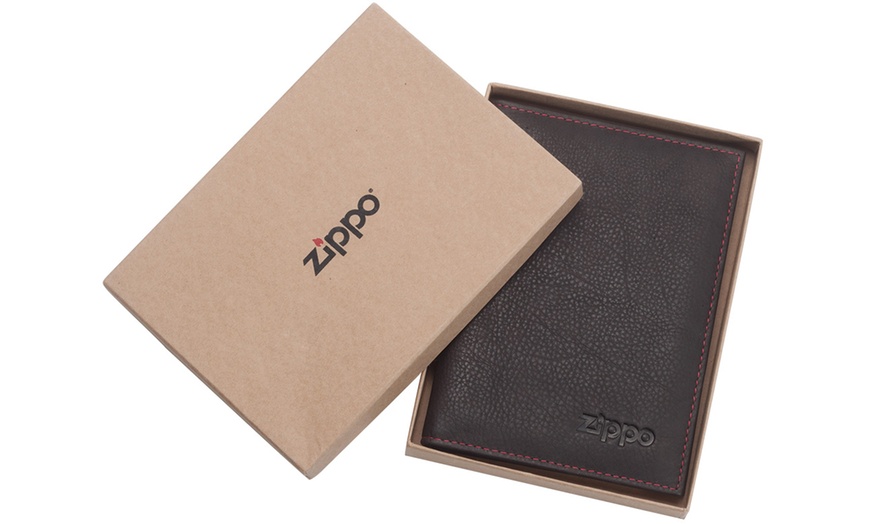 Image 14: Zippo Leather Wallets in Gift Box