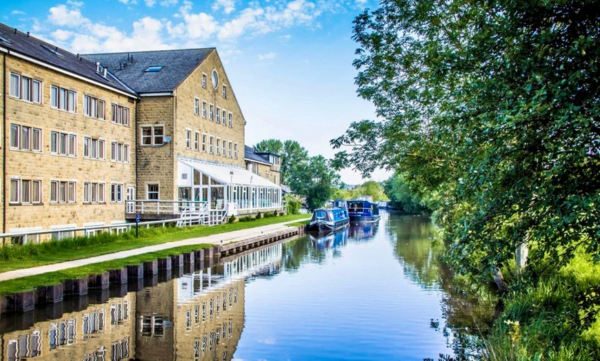 Image 1: North Yorkshire: Standard or Canal Side Double Room with Late Checkout