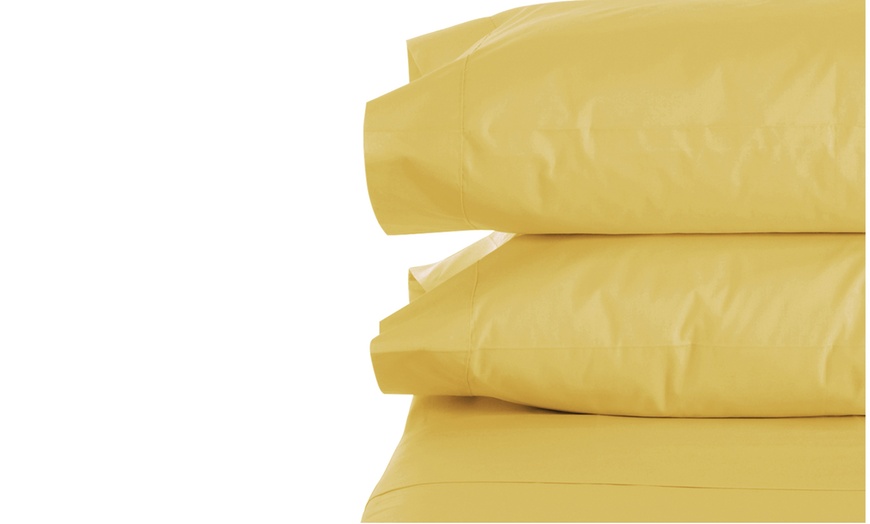 Image 8: 1800 Series Bamboo Feel Pillowcase Queen/Standard or King Set of 2 Pillowcases 