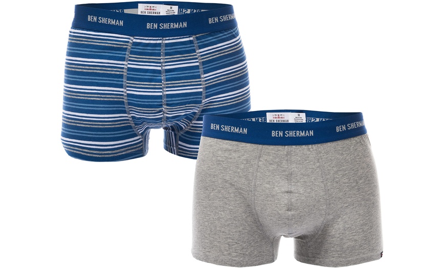 Image 8: Two-Pack Ben Sherman Boxer Shorts