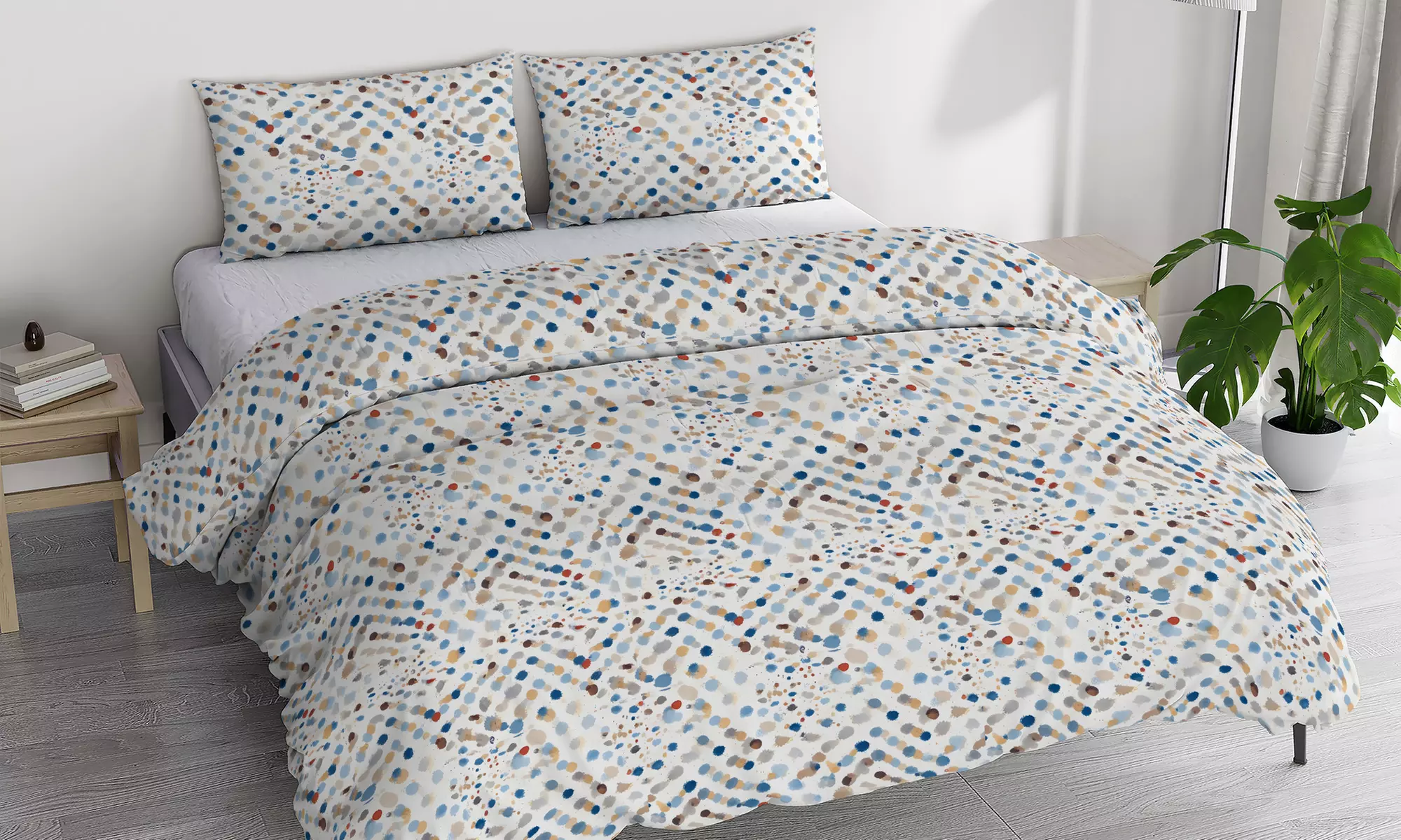 Parure copripiumino in cotone Made in Italy