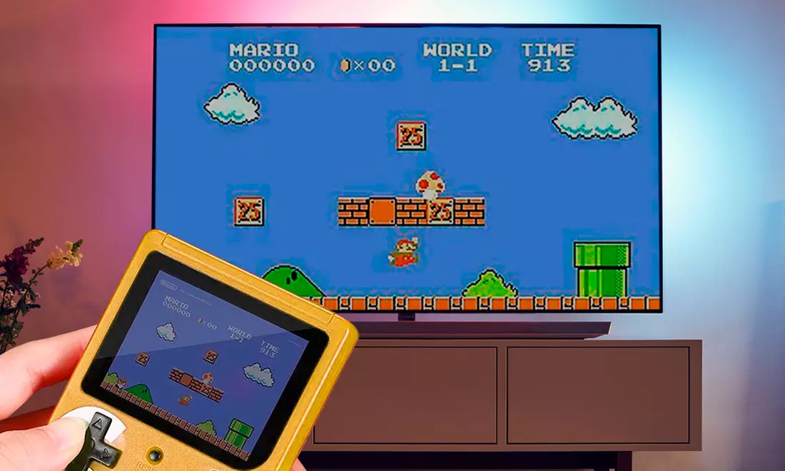 Console portative Sup Game Box, 400 jeux et écran LCD