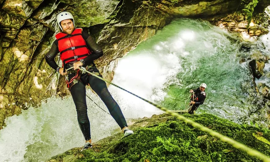 Image 1: Up to 84% Off on Rappelling / Abseiling at Truth and Trust Adventure