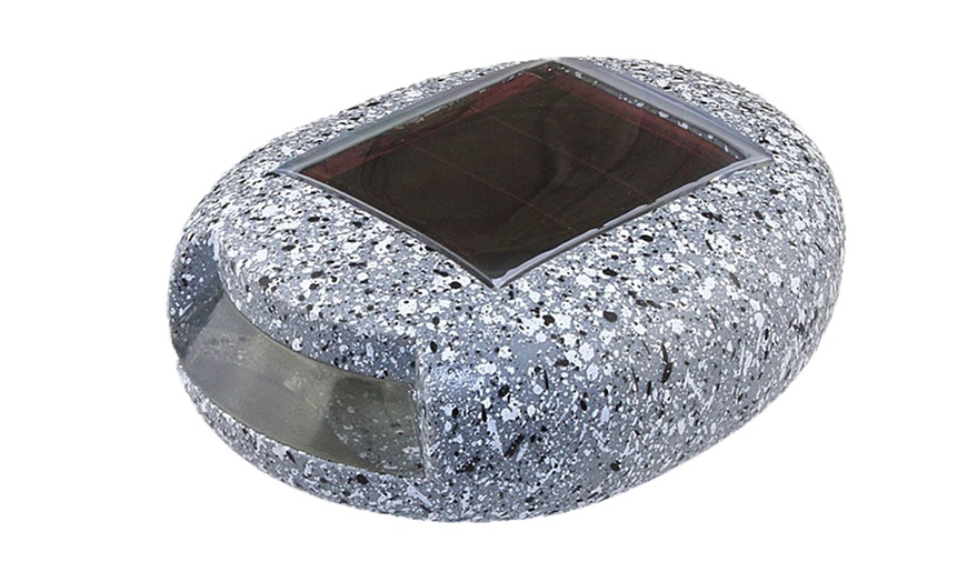 Image 5: Solar-Powered LED Stone Path Light