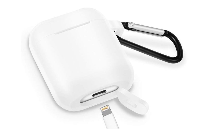 Image 26: AirPods Silicone Case Cover Protective Skin for Apple Airpod Charging Case