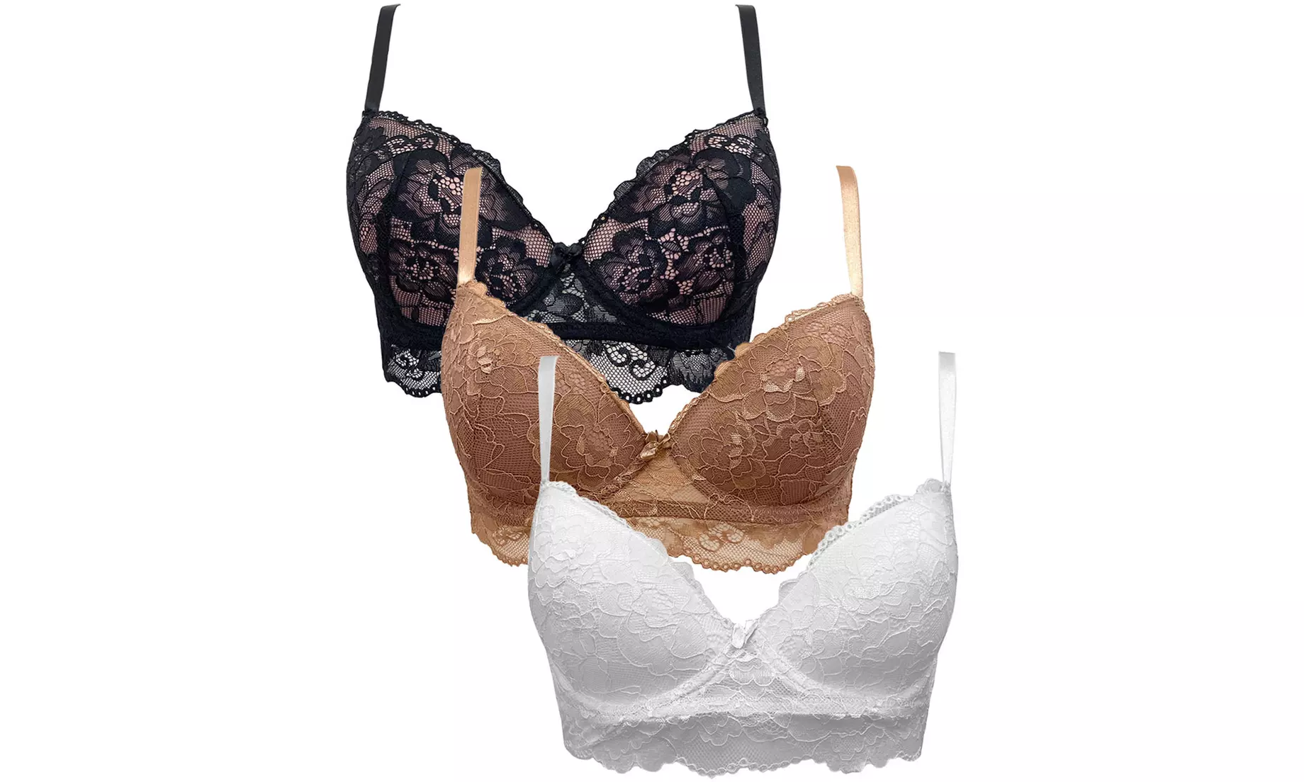 Pack di 3 reggiseni Coconuda