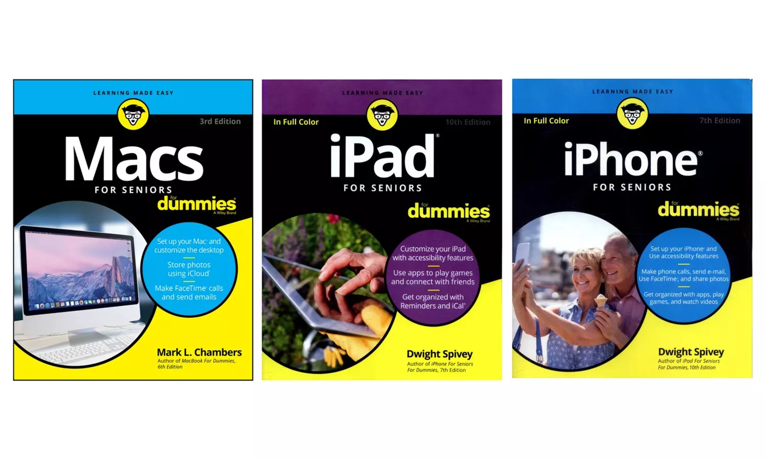 For Dummies Apple iPhone, iPad, or Macs For Seniors Books - Primary Image