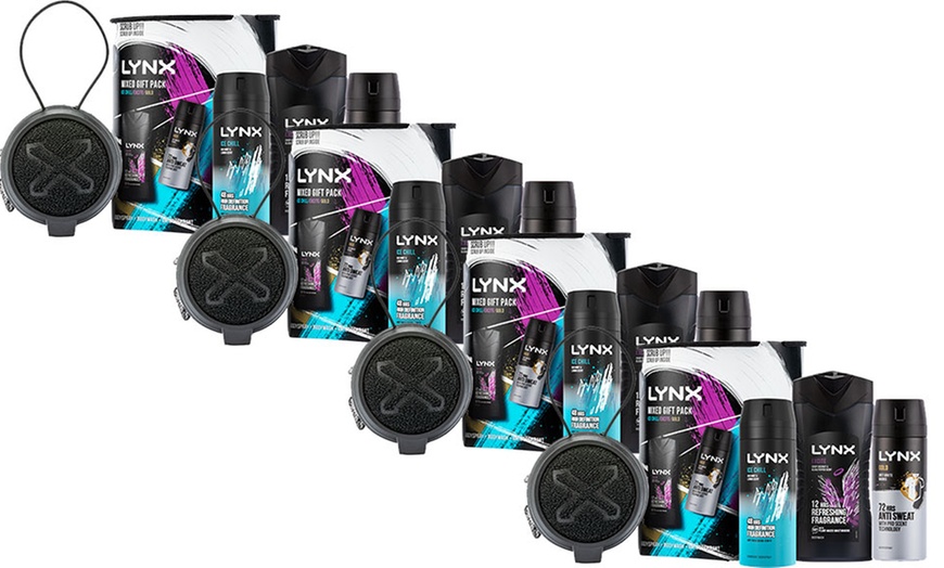 Image 5: Up to Four Lynx All Stars Trio and Body Scrub Gift Sets