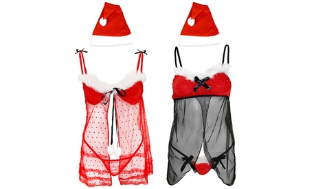 Lingerie sensuelle Mère Noël