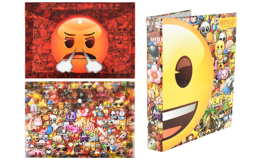 Image 4: Emoji-Themed Stationery Set