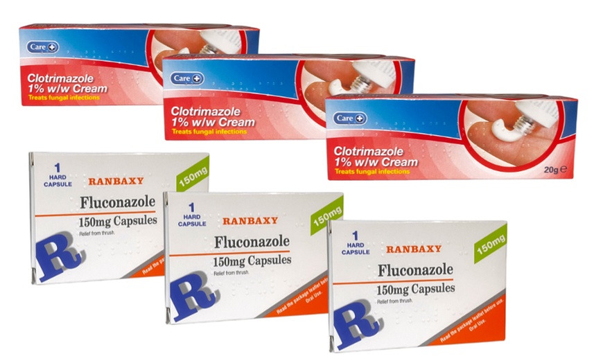 Image 7: Thrush Relief Bundle Clotrimazole Cream and Fluconazole Tablets