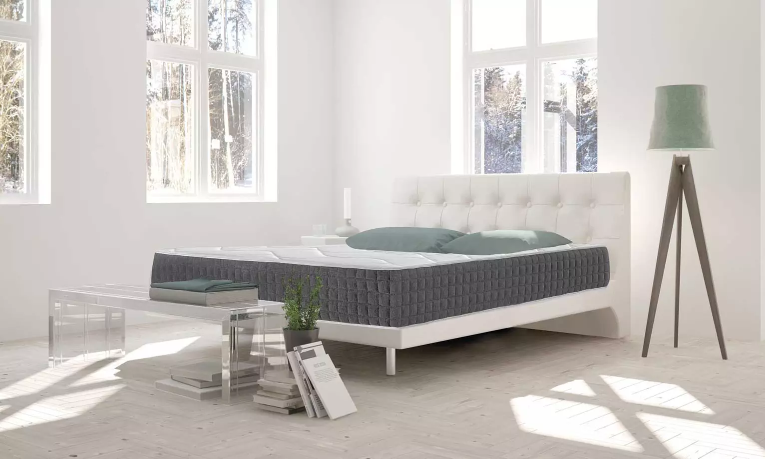 Visco-elastisch matras Maxima van 28 cm dik