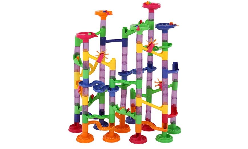 Image 9: 70-Piece Children's Marble Runs