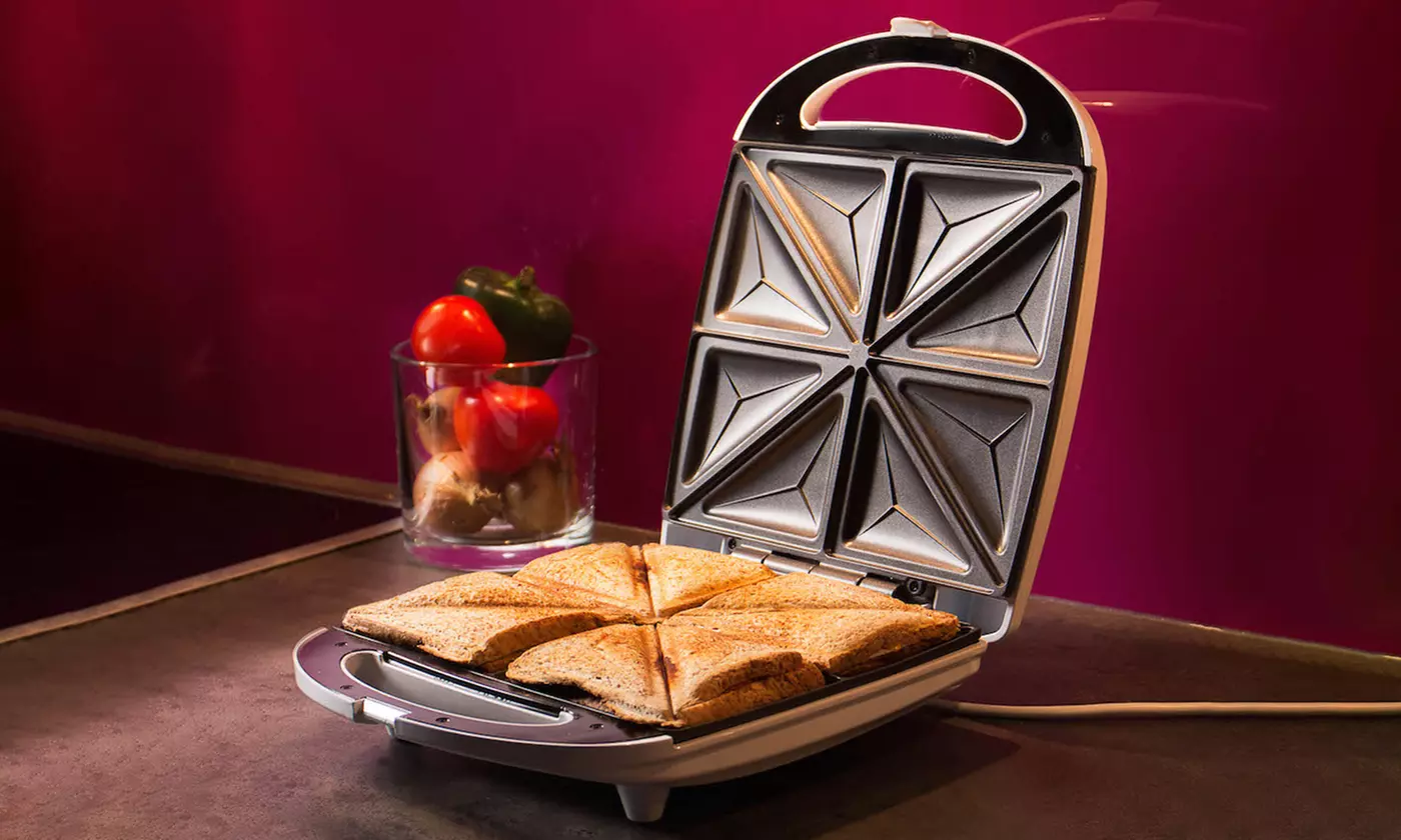 Eculina Sandwichmaker für 4 große amerikanische Toasts - Primary Image
