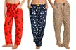 3-Pack Angelina Cozy Fleece Pajama Pants with 2 Front Pockets - Second Medium
