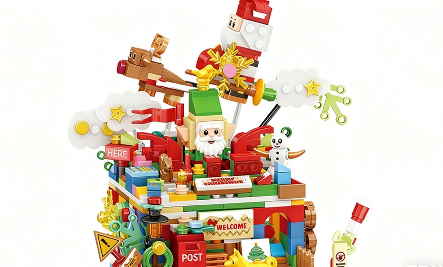 Image 3: LEGO Inspired Christmas Advent Calendar Building Blocks 