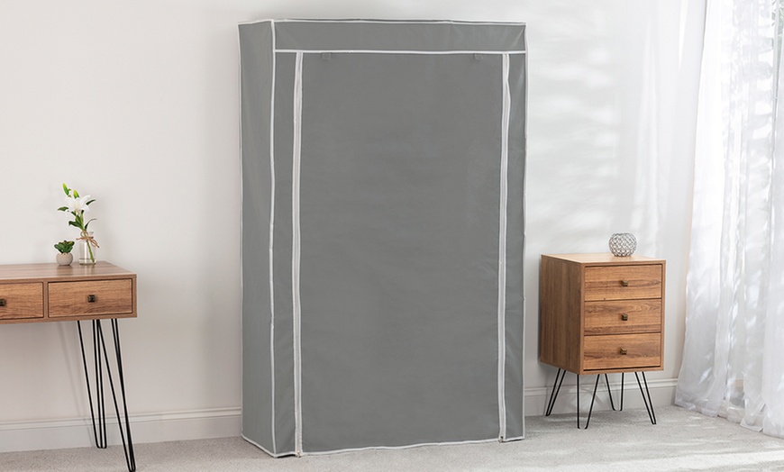 Image 2: Large Canvas Wardrobe